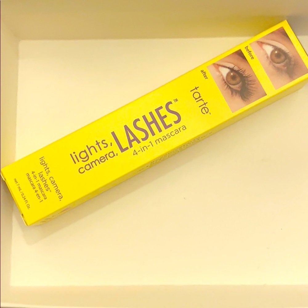 tarte lights, camera, lashes 4-in-1 mascara—black